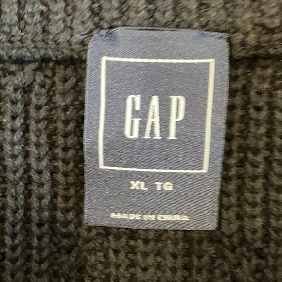 GAP women’s XL heavy knit Black above the knee Skirt - Picture 2 of 10